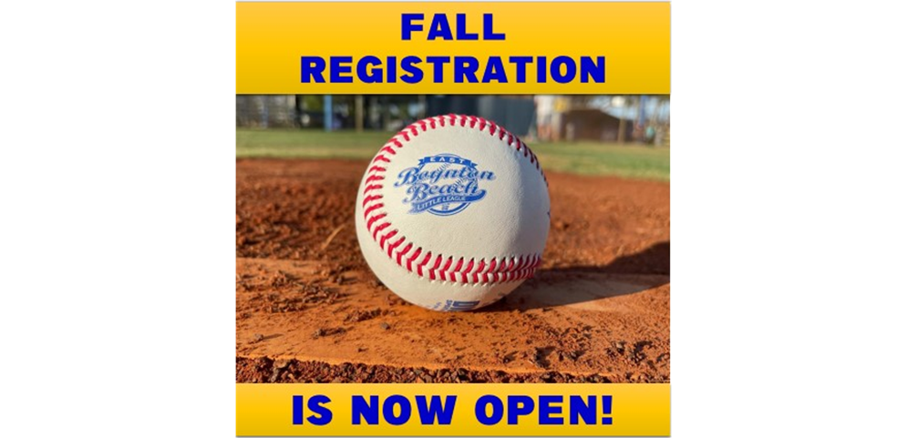 Fall Registration... Now open