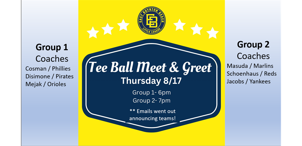 Tee Ball Meet & Greet