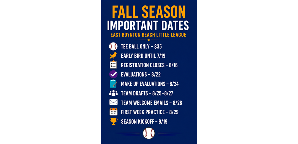Fall 2026 Important Dates